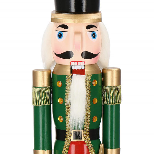 Dziadek do orzechów 60 cm drewniany żołnierzyk multikolor, figurka świąteczna