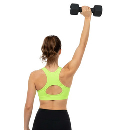 Hantle na stojaku zestaw 6 szt. obciążenia 1 kg, 2 kg, 3 kg do fitnessu, treningu domowego