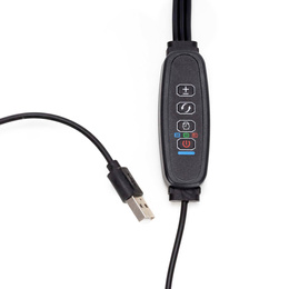 Lampa do doświetlania roślin LED do wzrostu uprawy 3 panele z timerem i klipsem, usb