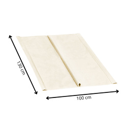 Materiał na siedzisko huśtawki ogrodowej 130 x 100 cm tkanina wodoodporna ecru