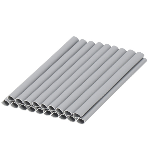 Taśma ogrodzeniowa 19 cm x 50 m osłona na ogrodzenia panelowe + klipsy montażowe 20 szt. szara