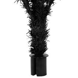 Choinka sztuczna 180 cm jodła czarna nowoczesna, ze stojakiem