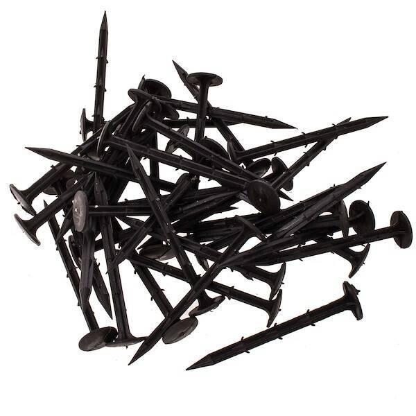 Szpilki mocujące do agrowłókniny kołki na krety 100 szt. kotwy do podłoża