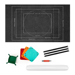 Mata do układania puzzli, zwijana 114x67 cm plansza, podkładka na 1500 puzzli