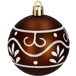 Bombki choinkowe 101 szt. ozdoby świąteczne zestaw z gwiazdą brązowe, rose gold