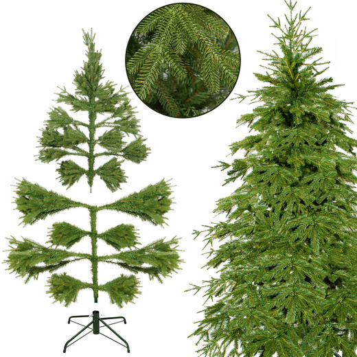 Choinka sztuczna premium 150 cm świerk naturalny, produkcja polska