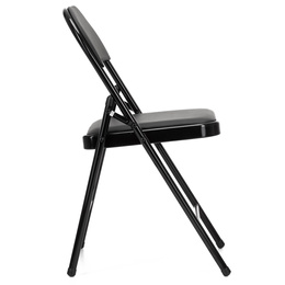 Krzesło cateringowe składane bankietowe, turystyczne do ogrodu czarne