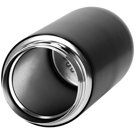 Kubek termiczny 420 ml ze stali nierdzewnej na kawę herbatę, z wyświetlaczem temp. czarny