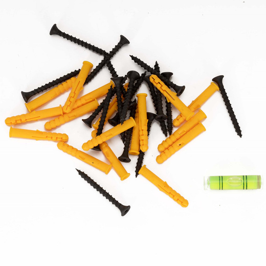 Półki ścienne 4 szt. na przyprawy, książki półki wiszące nowoczesne czarne