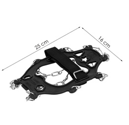 Raczki na buty stalowe antypoślizgowe turystyczne nakładki rozmiar 36-40