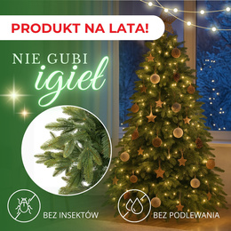 Choinka sztuczna premium 220 cm świerk naturalny