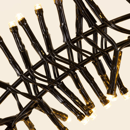 Wieniec świetlny 40 cm stroik świateczny na drzwi 300 LED ciepły biały