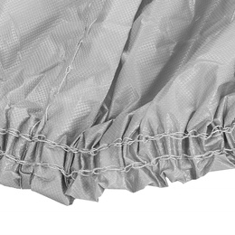 Pokrowiec na samochód 540x175x150cm wodoodporna plandeka na auto szara