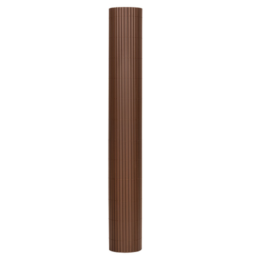 Osłona PVC maskująca na balkon, taras, ogrodzenie 500x120 cm brązowa
