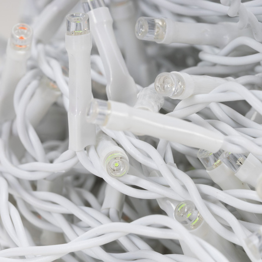 Kurtyna świetlna 300 led girlanda, lampki wewnętrzno-zewnętrzne sople multikolor z zimnym białym flash