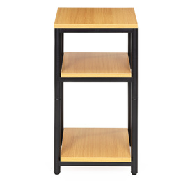 Szafka nocna, stolik z półkami do sypialni 35x31x59 cm nakastnik, jasnobrązowy