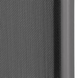 Krzesła ogrodowe 4 szt. metalowe wys. 92 cm na taras balkon 120 kg ciemnoszare