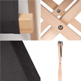 Krzesło składane turystyczne, wędkarkie, stołek na biwak, kemping, grafitowe