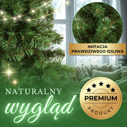 Choinka sztuczna premium 125 cm jodła zielona