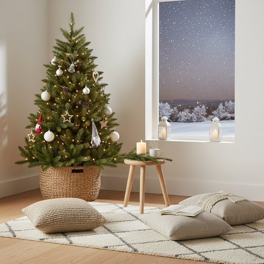 Choinka sztuczna 120 cm świerk kaukaski jak żywy Royal Trees premium drzewko świąteczne