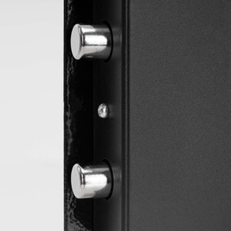 Sejf domowy na pieniądze, kasetka, skrzynka kasa pancerna z 3 kluczami czarna