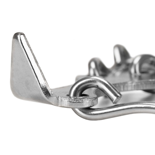 Raczki na buty stalowe antypoślizgowe turystyczne nakładki rozmiar 40-45 pomarańczowe