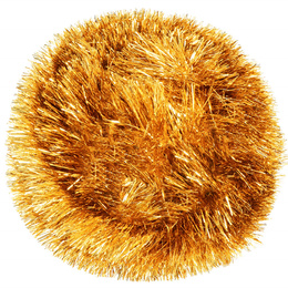 Łańcuch na choinkę 6m złoty girlanda choinkowa, średnica 10cm