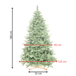 Choinka sztuczna 180 cm Premium Royal Trees świerk syberyjski z drewnianym stojakiem