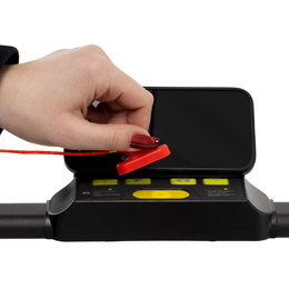 Bieżania elektryczna, domowa 12 km/h z pilotem i aplikacją na telefon treningowa, składana