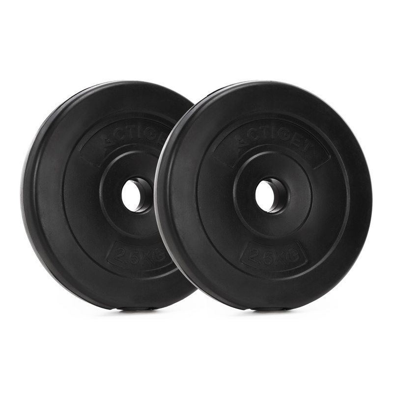Obciążenie 2,5 kg 2 szt. talerze kompozytowe 31 mm krążki do sztangi hantli