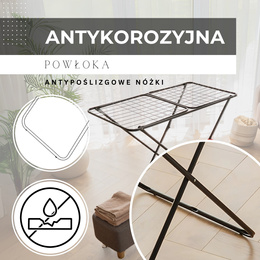 Suszarka na pranie składana teleskopowa na ubrania, bieliznę