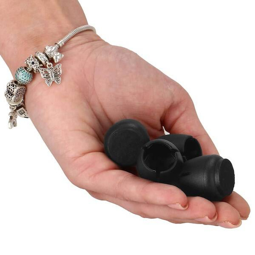 Nakładki na nogi krzesła silikonowe 4 szt. czarne ochraniacze na meble 12-16 mm