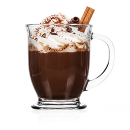 Szklanki do kawy latte mrożonej herbaty deserów 400 ml z uchem komplet 6 szt.