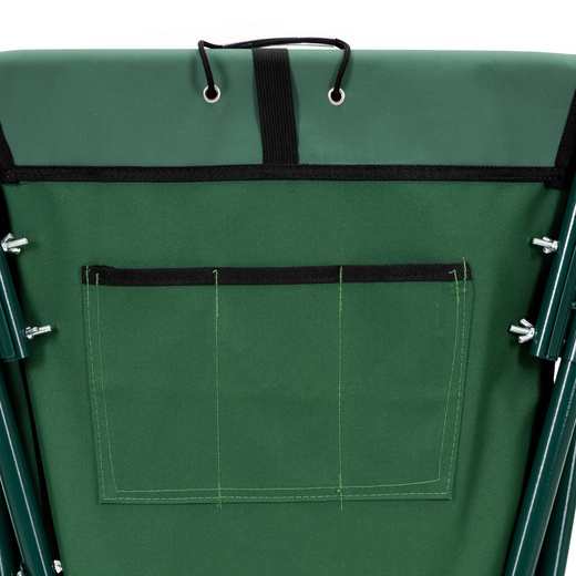 Taczka ogrodowa 50 L składana 116 x 64 x 65 cm jednokołowa, stalowy wózek transportowy