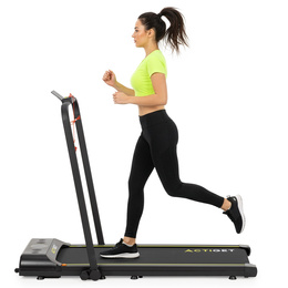 Bieżania elektryczna, domowa 12 km/h z pilotem i aplikacją na telefon treningowa, składana