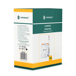 Opryskiwacz elektryczny do roślin 16l spryskiwacz ogrodowy, akumulatorowy 