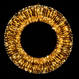 Wieniec LED 45 cm wianek świąteczny na drzwi 360 LED dekoracja ciepły biały