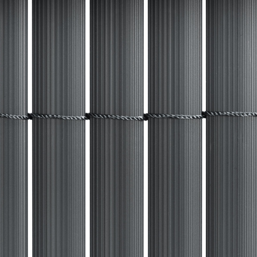 Osłona PVC maskująca na balkon, taras, ogrodzenie 500x160 cm ciemnoszara