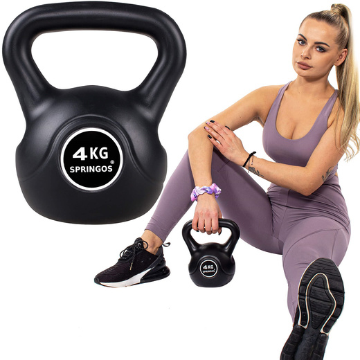 Kettlebell kula 4kg hantle ABS