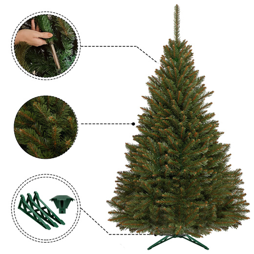 Choinka sztuczna premium 250 cm świerk kaukaski gęsta