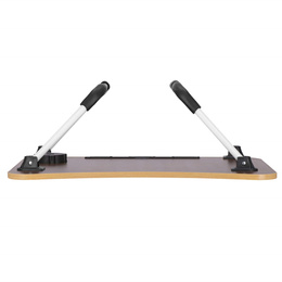 Stolik pod laptopa 60x40 cm, składana podstawka na komputer brązowa