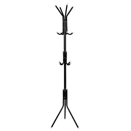 Wieszak na ubrania metalowy, wolnostojący 177 cm stojak czarny