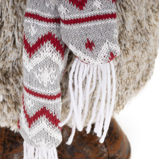 Świąteczny renifer 73 cm ozdoba pod choinkę figurka dekoracja bożonarodzeniowa