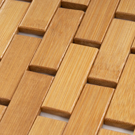 Mata łazienkowa, dywanik 80x50 cm antypoślizgowy, bambusowy