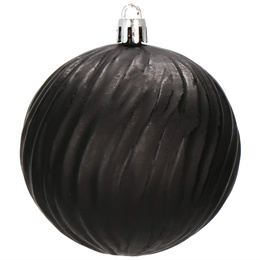 Bombki choinkowe 30 szt. czarny 8cm zestaw choinkowy