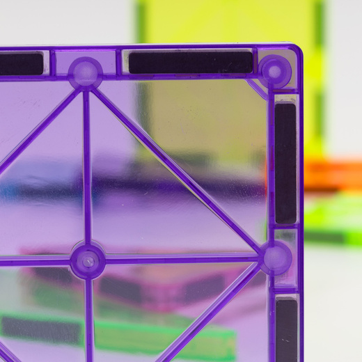 Klocki magnetyczne 3D zestaw 48 szt. klocki konstrukcyjne dla dzieci, kolorowe