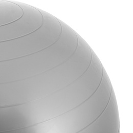 Piłka fitness gimnastyczna do ćwiczeń 75 cm szara z pompką