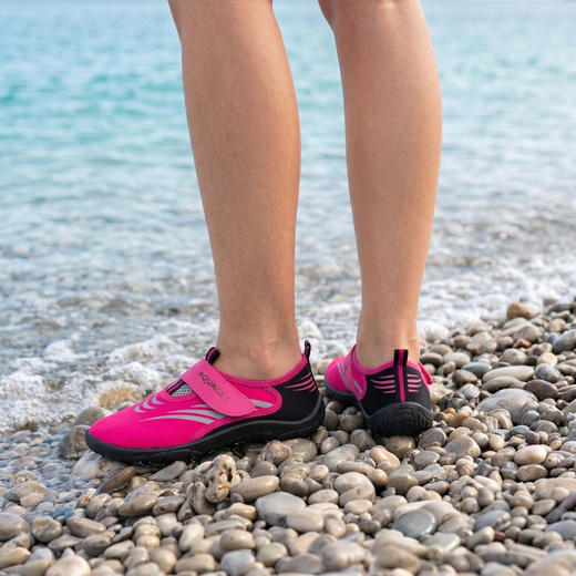 Buty do wody, szybkoschnące na plażę kajak jeżowce, kamienie rozm. 37 damskie różowe