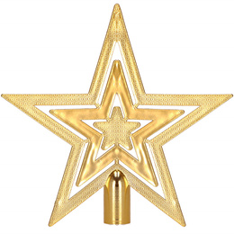 Bombki choinkowe zestaw 100 szt. ozdoby świąteczne dekoracje z gwiazdą złote