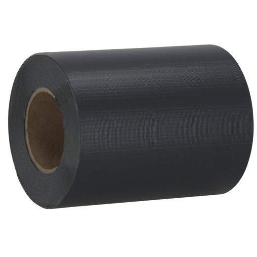 Taśma ogrodzeniowa i klipsy mocujące 20 szt. PVC 35 m x 19 cm 450 g/m2 antracyt